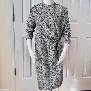 Vintage 1980's Castleberry Studio London New York Midi Dress - Like New